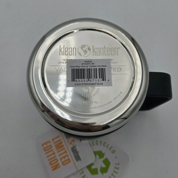 Klean Kanteen Camp Mug 12 Oz Navy Blue Limited Edition Climate Lock One Digital - Picture 4 of 9